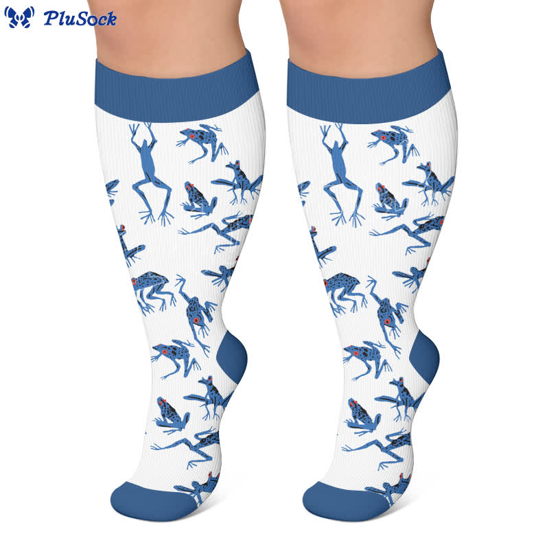 Plus Size Frog Compression Socks - image 6