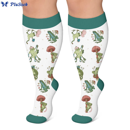 Plus Size Frog Compression Socks - image 7