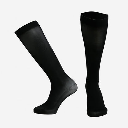Classic Solid Compression Socks - Black - XXL - image 5