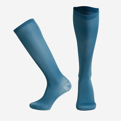 Classic Solid Compression Socks - Blue - XXL - image 6