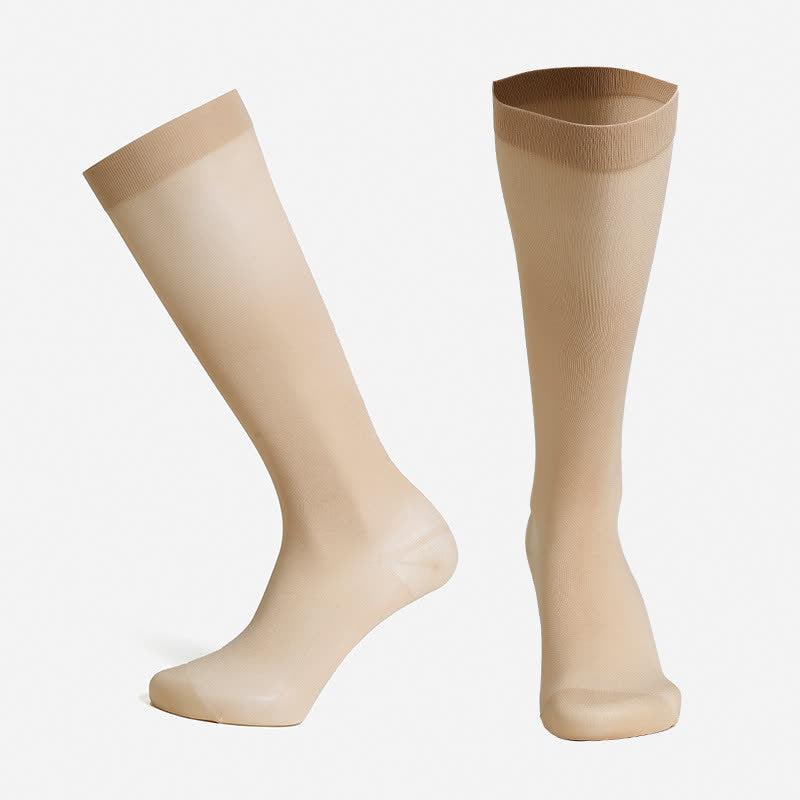 Classic Solid Compression Socks - Nude - XXL - image 10