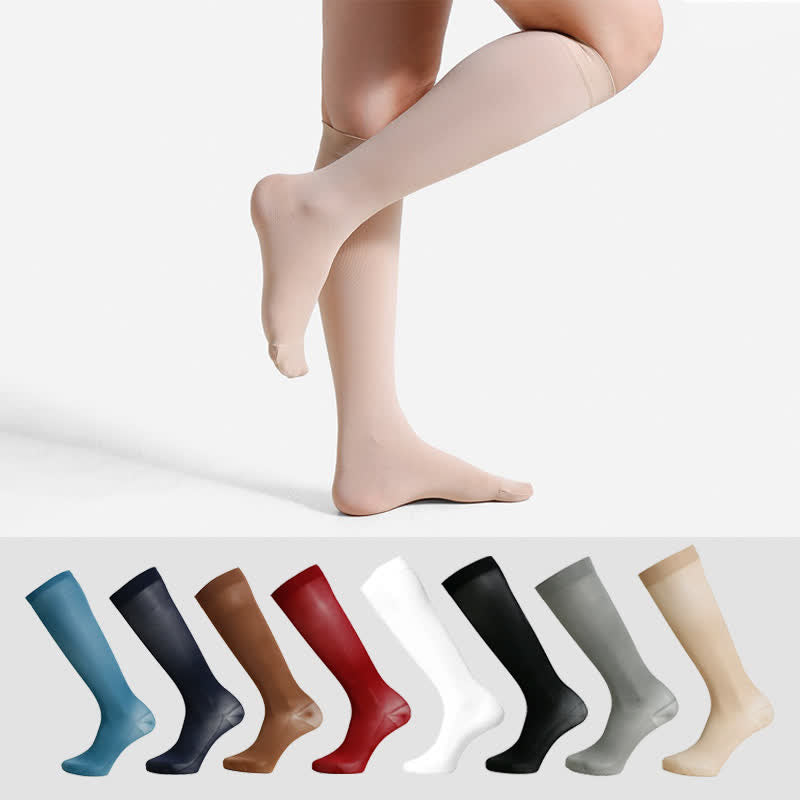 Classic Solid Compression Socks - image 0