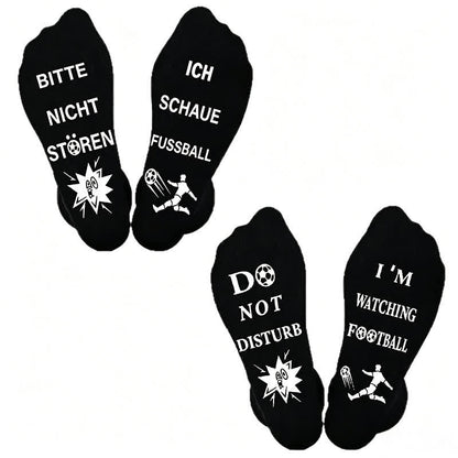 Football Quote Cotton Quarter Socks(3 Pairs) - image 1