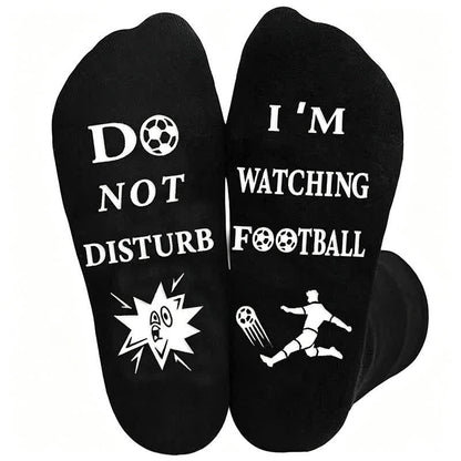 Football Quote Cotton Quarter Socks(3 Pairs) - B - EU39-46(US6-12) - image 3