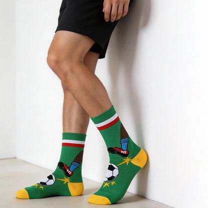 Soccer Stripe Quarter Socks(3 Pairs) - image 2