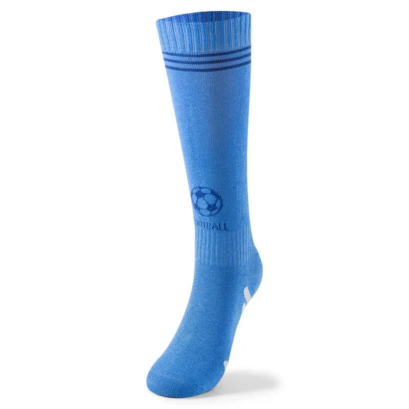 Cotton Football Knee High Socks(3 Pairs) - Light Blue - EU37-41(US4-7.5) - image 6