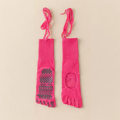 Ballet Wrap Grip Toe Socks(2 Pairs) - Rose - EU35-39(US2-6) - image 5