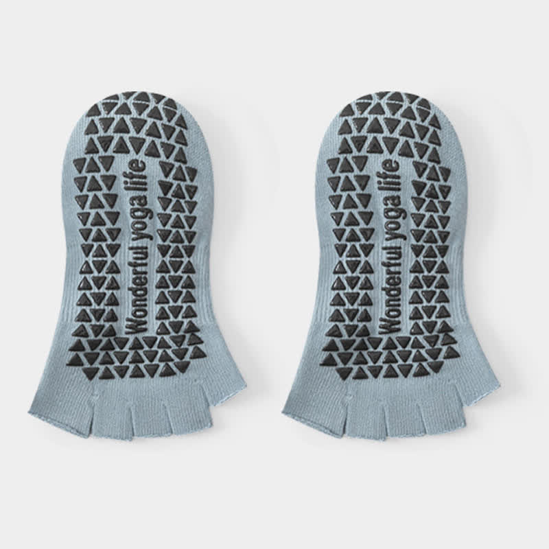 Low Cut Toe Grip Socks(2 Pairs) - Blue - EU35-40(US2-7) - image 8