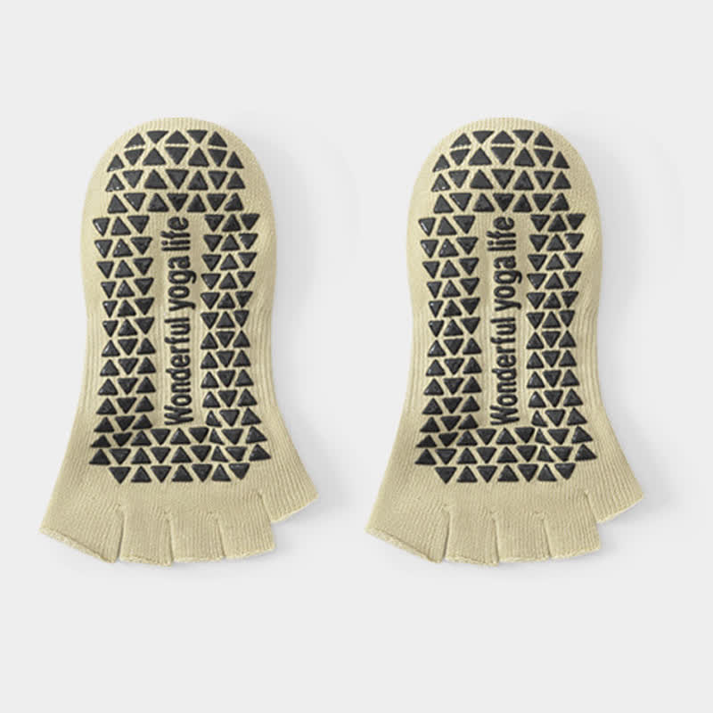 Low Cut Toe Grip Socks(2 Pairs) - Green - EU35-40(US2-7) - image 5