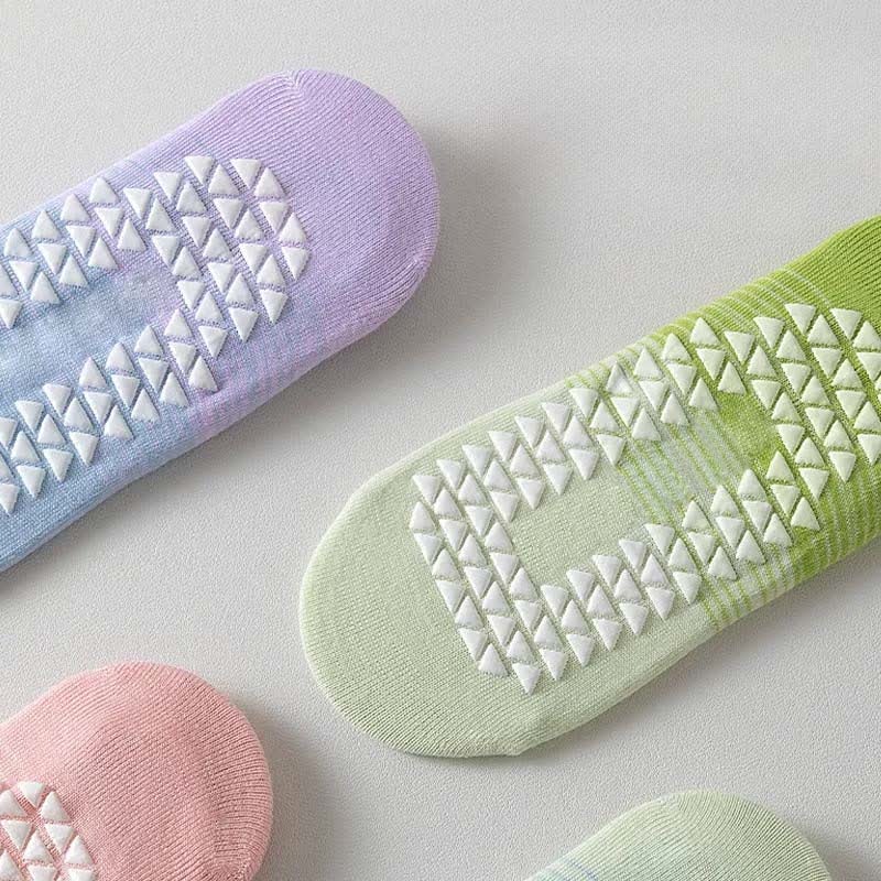 Cross Strap Yoga Grip Socks(6 Pairs) - image 1
