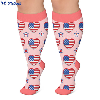 Plus Size Free America Compression Socks - image 5