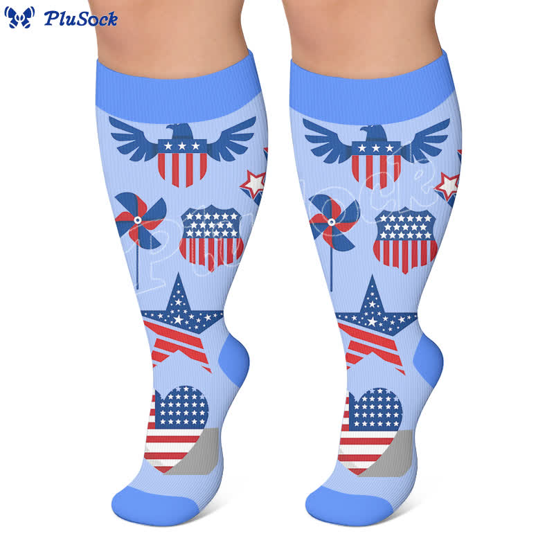 Plus Size Free America Compression Socks - image 6