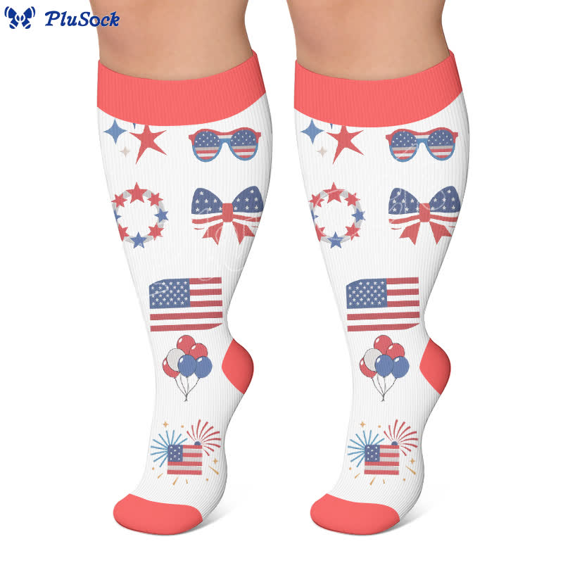Plus Size Championing Freedom Compression Socks - image 5