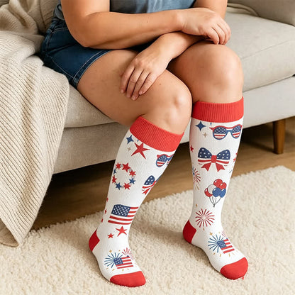 Plus Size Championing Freedom Compression Socks - image 1