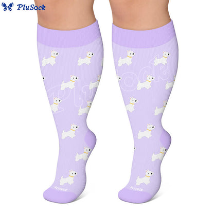 Plus Size Sheep Dog Rabbit Compression Socks - image 5