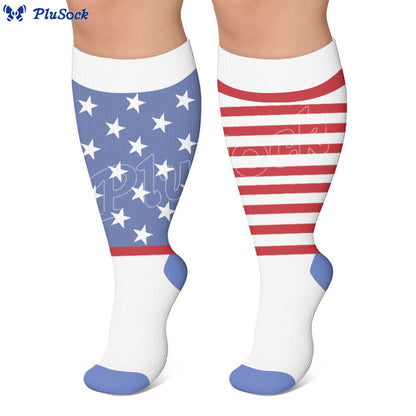 Plus Size Starry Mix Compression Socks - image 7