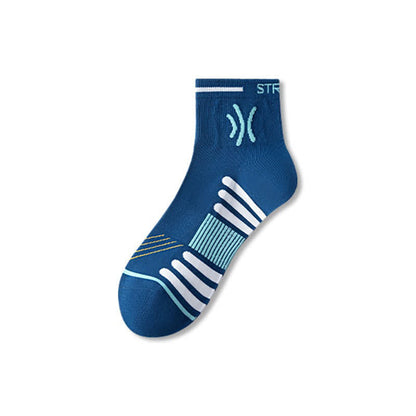 Quick Dry Cushioned Socks (5 Pairs) - Navy Blue - EU38-44(US5-10) - image 7