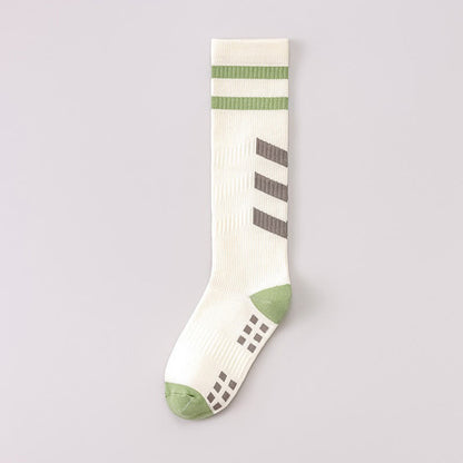 Geometric Colorblock Compression Socks(3 Pairs) - Beige - EU36-40(US3-7) - image 6