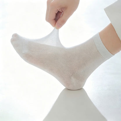 Silk Soft Casual Quarter Socks (4 Pairs) - image 1