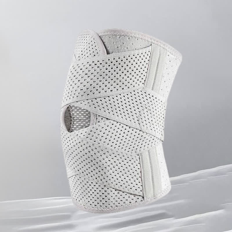 Open Patella Support Knee Brace - Light Gray - 3XL - image 4