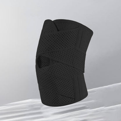Open Patella Support Knee Brace - Black - 3XL - image 3