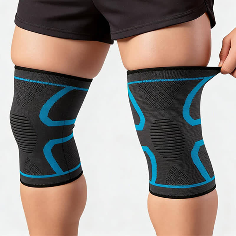 Dual Support Knit Knee Braces - image 2