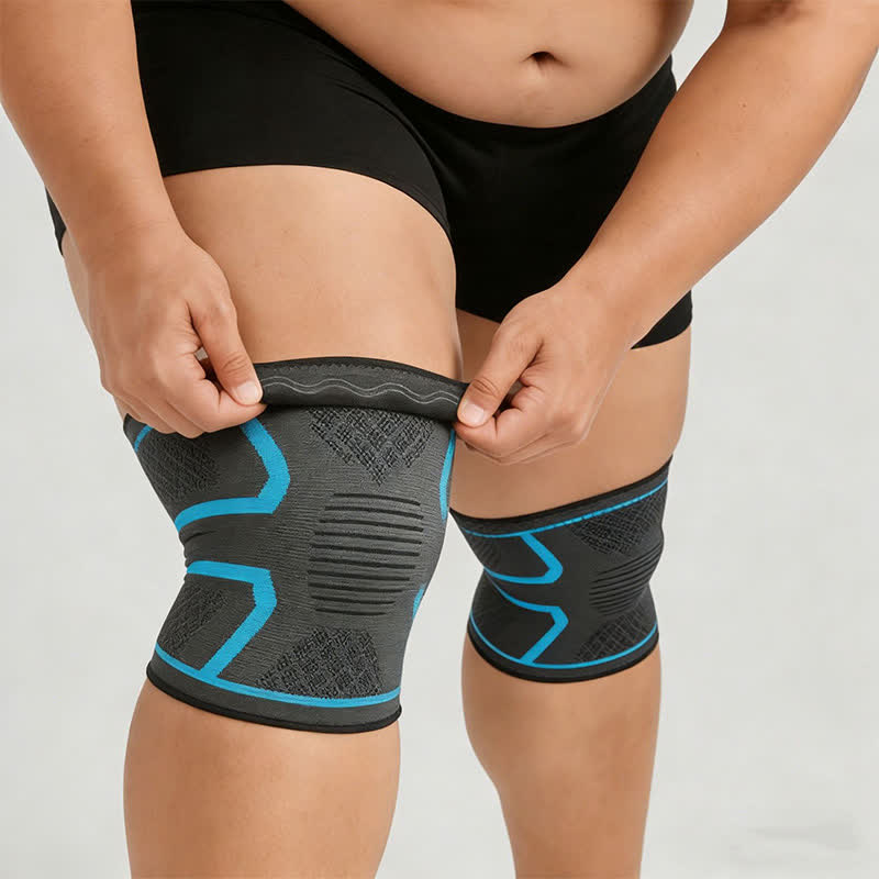 Dual Support Knit Knee Braces - image 0