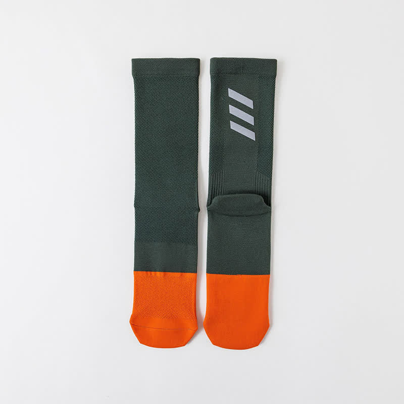 Quick Dry Grip Quarter Socks(3 Pairs) - Green - EU38-44(US5-10) - image 4