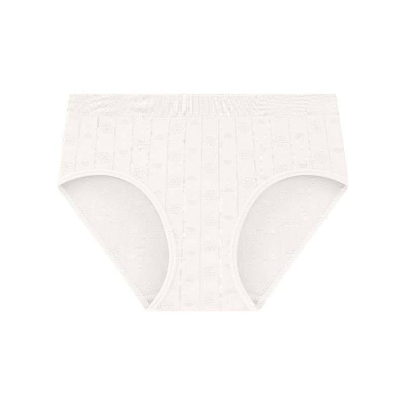Seamless Ribbed High Waist Panty(3 Packs) - Beige - XL - image 7