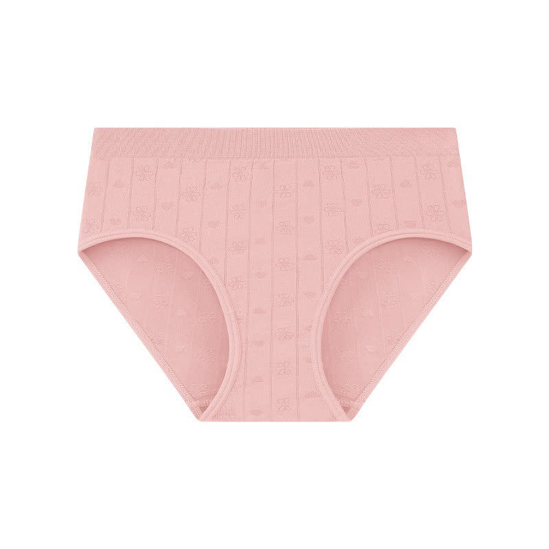 Seamless Ribbed High Waist Panty(3 Packs) - Pink - XL - image 6