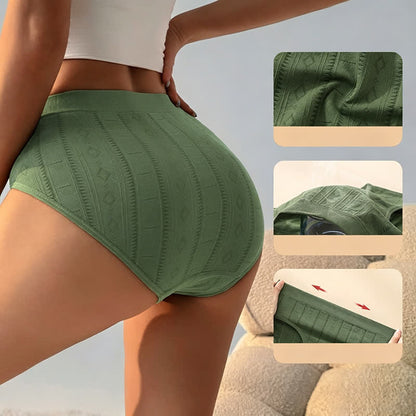 Seamless Ribbed High Waist Panty(3 Packs) - image 2