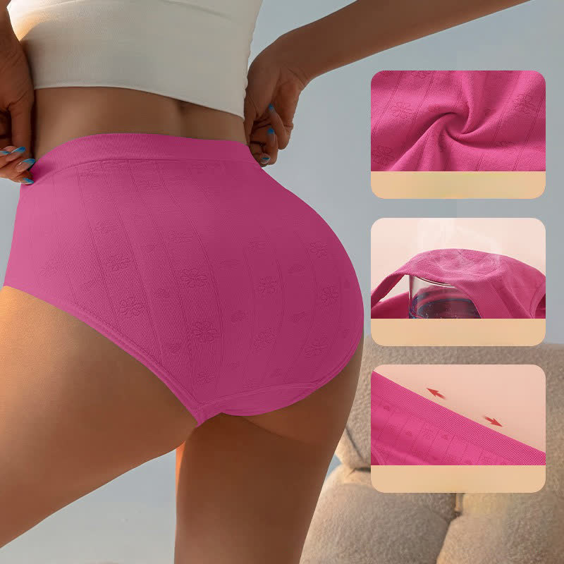 Seamless Ribbed High Waist Panty(3 Packs) - image 1