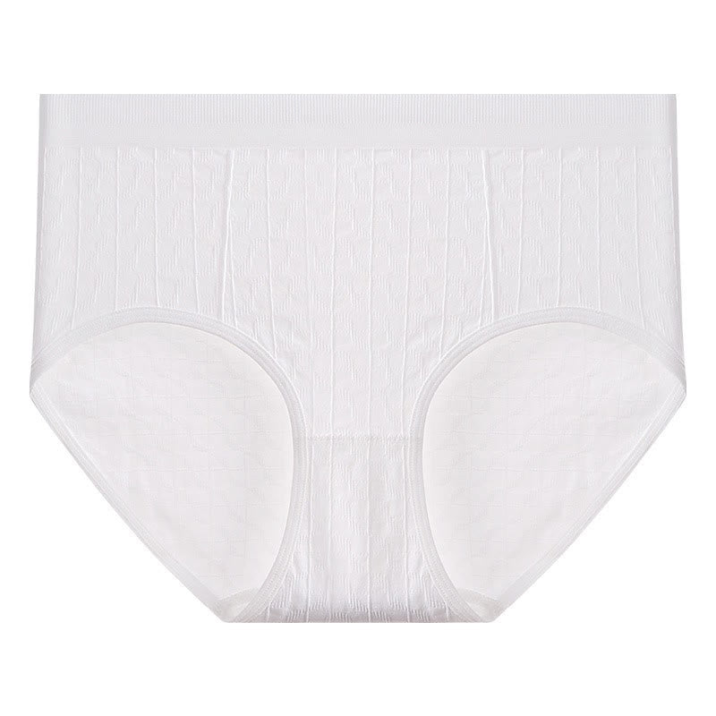 Breathable Textured High Rise Panty(4 Packs) - D - 5XL - image 5