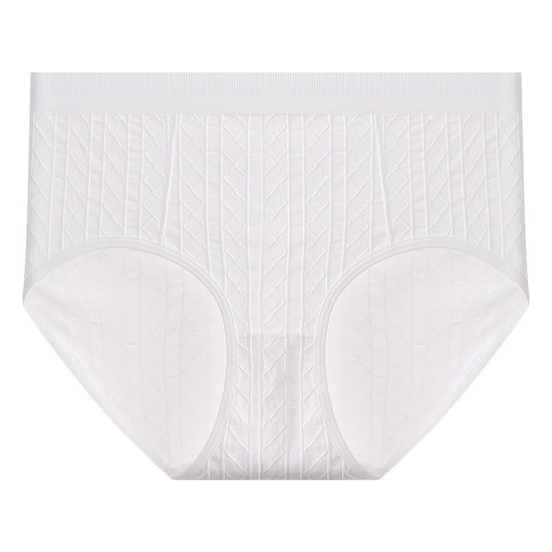 Breathable Textured High Rise Panty(4 Packs) - C - 5XL - image 4