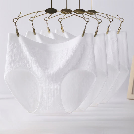 Breathable Textured High Rise Panty(4 Packs) - image 0