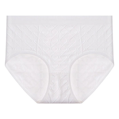 Breathable Textured High Rise Panty(4 Packs) - B - 5XL - image 3
