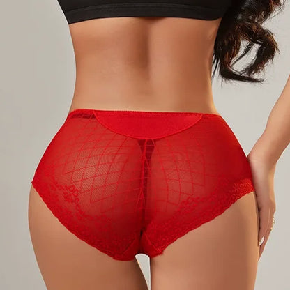 Lace Mesh High Waist Panty (3 Packs) - image 1