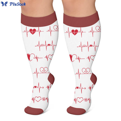 Plus Size Healthcare Compression Socks - image 3