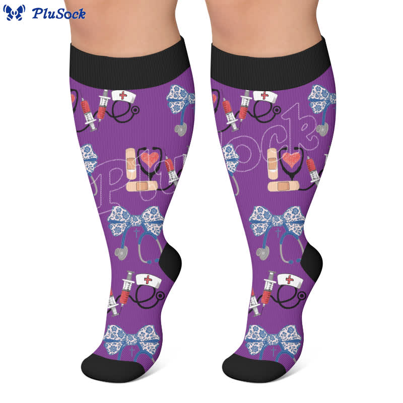 Plus Size Healthcare Compression Socks - image 4