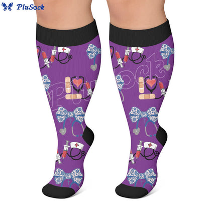 Plus Size Healthcare Compression Socks - image 4