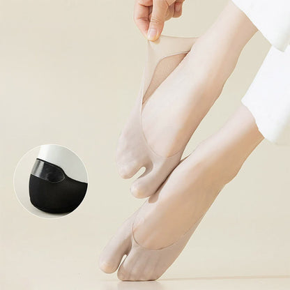 Ice Silk Tabi No Show Socks(4 Pairs) - image 1