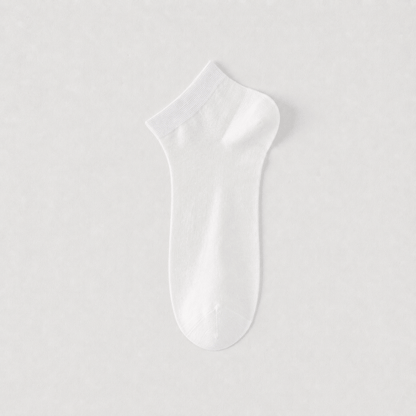 Silk Breathable Ankle Socks (4 Pairs) - White - EU38-45(US5-11) - image 5