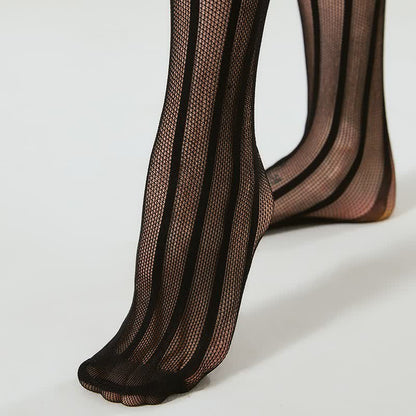 Lace Thigh High Pantyhose(3 Pairs) - image 2