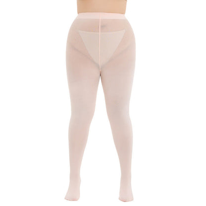 Plusock Shaping High Waist Pantyhose(3 Pairs) - Beige - 3XL-4XL - image 3