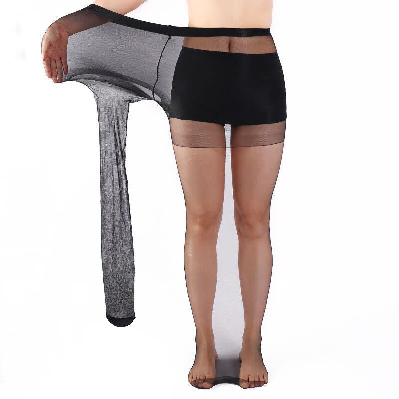 Plusock High Waist Shaping Pantyhose(3 Pairs) - image 1