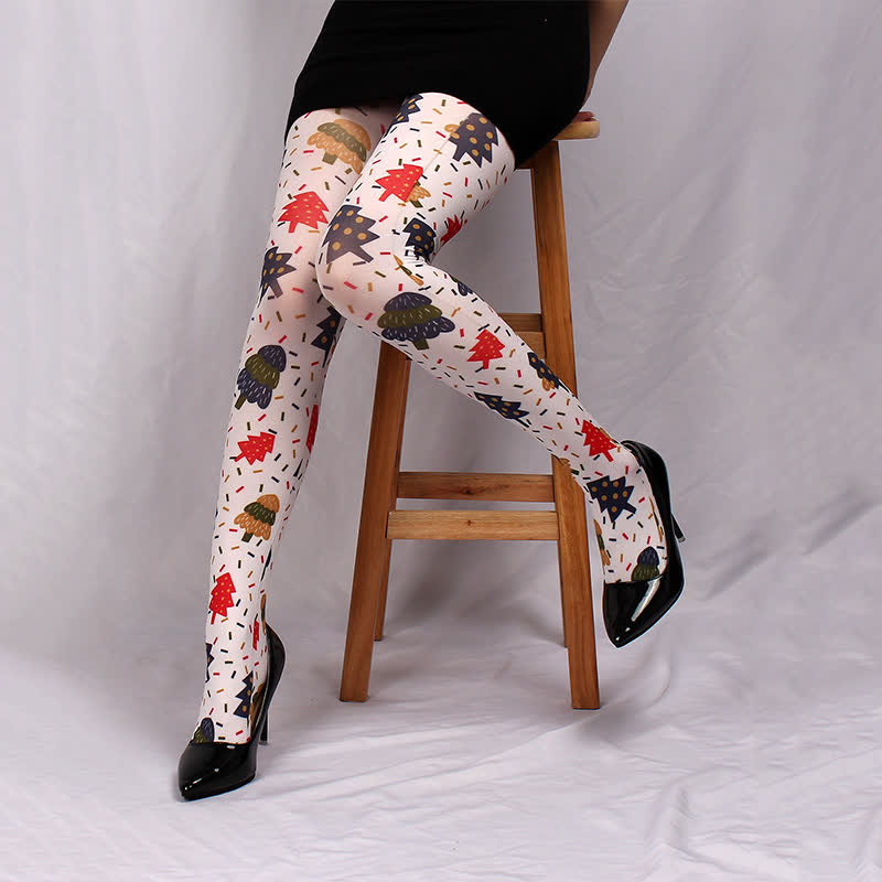 Plusock Butterfly Print Daily Pantyhose - image 5