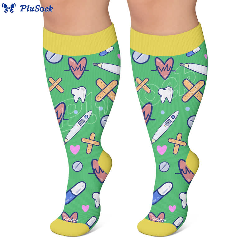 Plus Size Healthcare Compression Socks - image 5