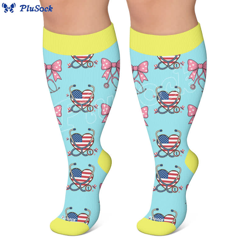 Plus Size Healthcare Compression Socks - image 7