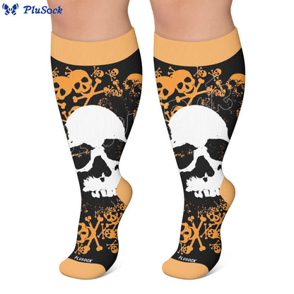Plus Size Crossbone Compression Socks - image 6