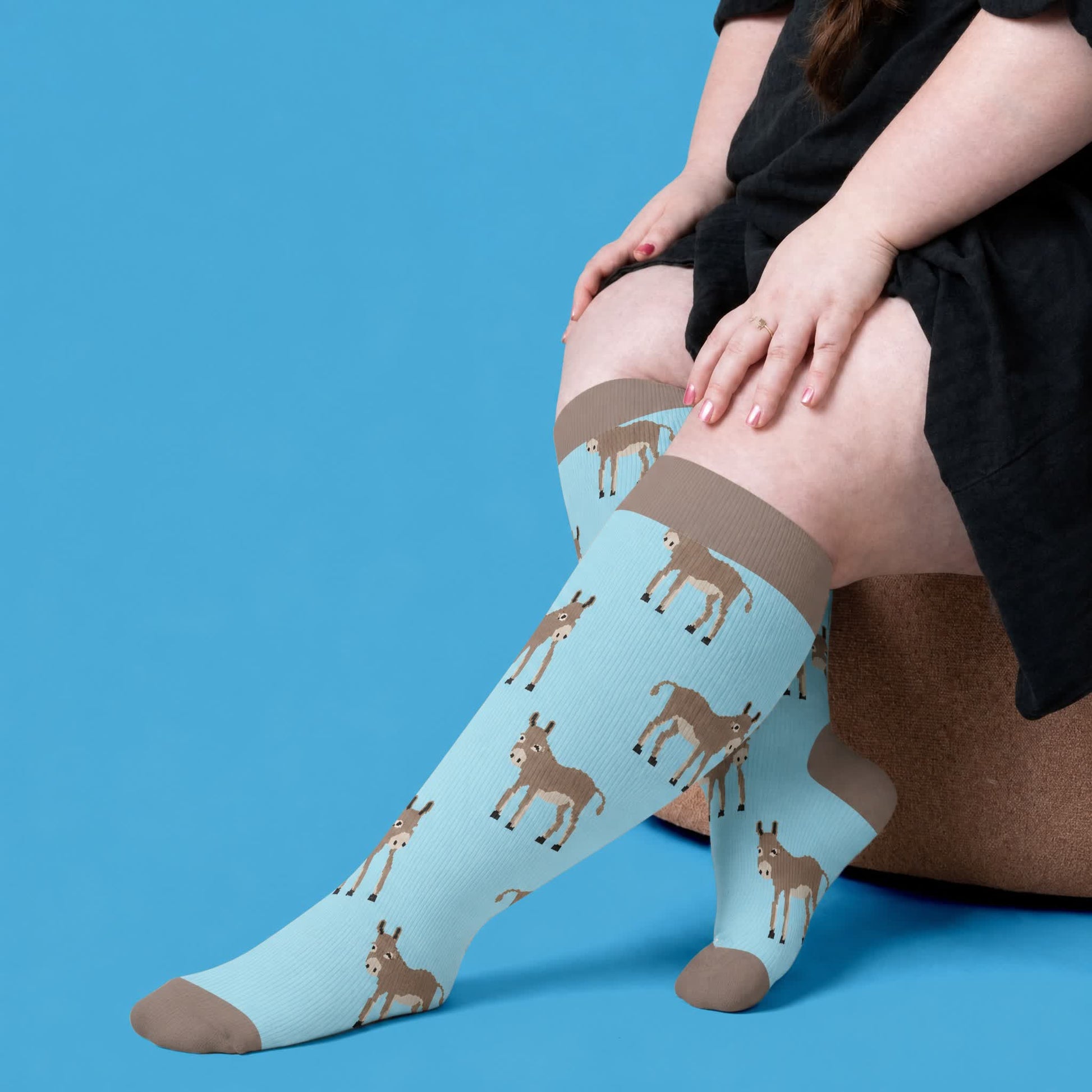 Plus Size Animal Compression Socks - image 1
